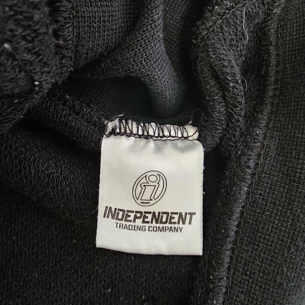 Gracie Jiu-Jitsu Hoodie XL Black Cross Logo Pullover Independent Trading Company - Picture 5 of 6